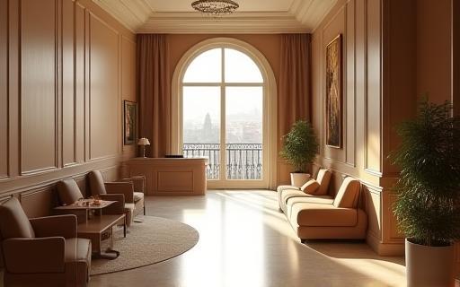Elegant office space in Rome, representing ArteViva Casting